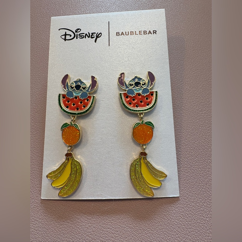 BaubleBar Disney Earrings Lilo and Stitch